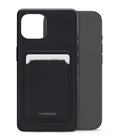 Mobilize Rubber Gelly Card Case Apple Iphone 15 Matt Black