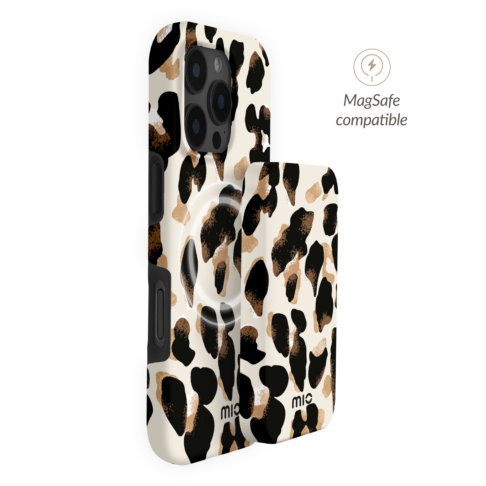 Mio By Mobilize Mio Powerbank 5000Mah With Double Sided Magsafe Compatibility  Leopard - Matt