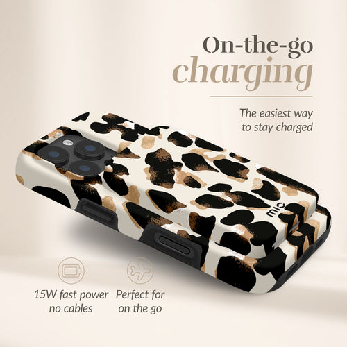 Mio By Mobilize Mio Powerbank 5000Mah With Double Sided Magsafe Compatibility  Leopard - Matt