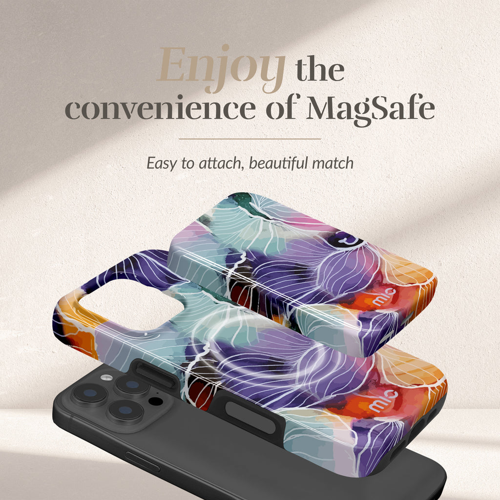 Mio By Mobilize Mio Powerbank 5000Mah With Double Sided Magsafe Compatibility Flowers - Glossy