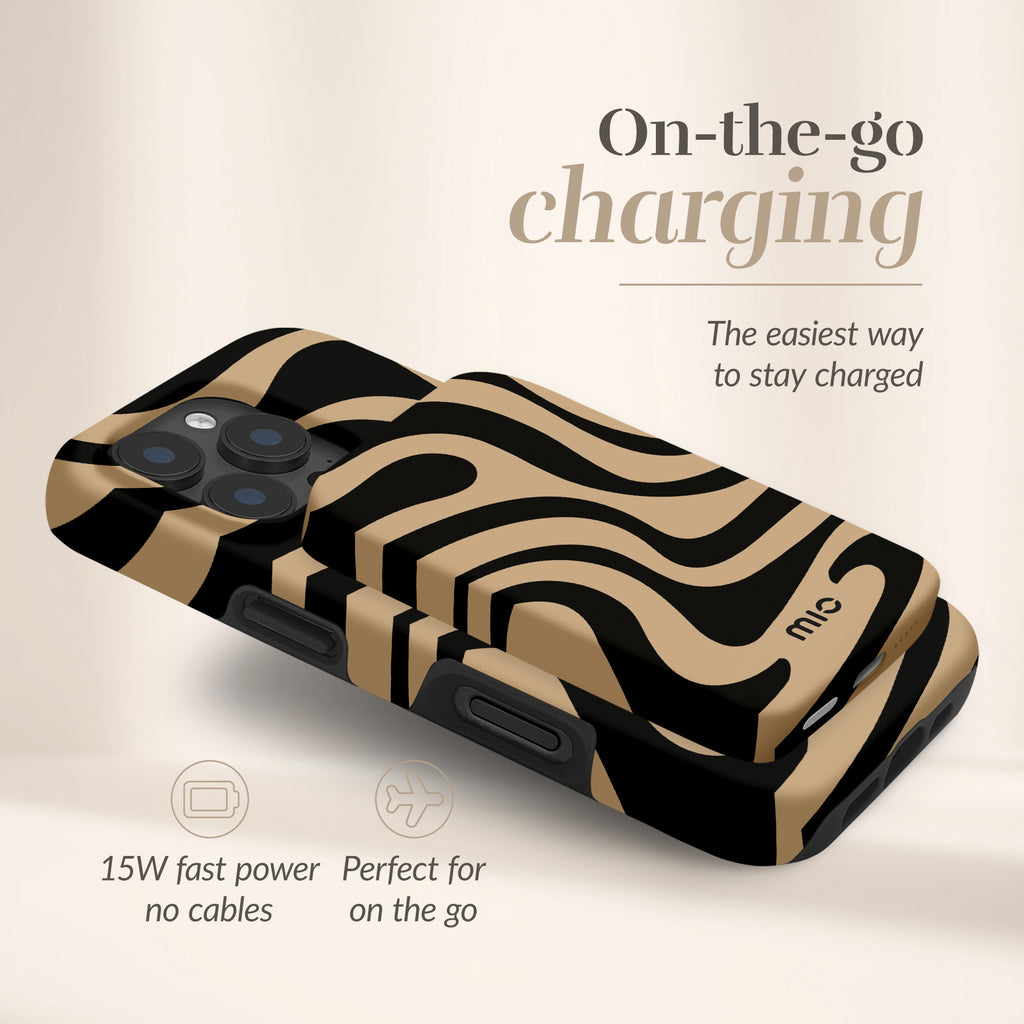 Mio By Mobilize Mio Powerbank 5000Mah With Double Sided Magsafe Compatibility Swirl - Matt