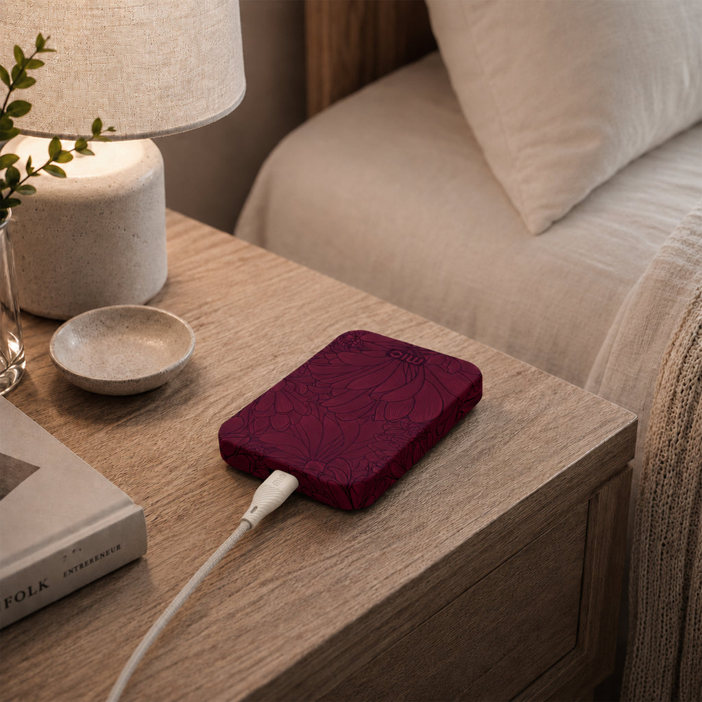 Mio By Mobilize Mio Powerbank 5000Mah With Double Sided Magsafe Compatibility White Marble - Matt