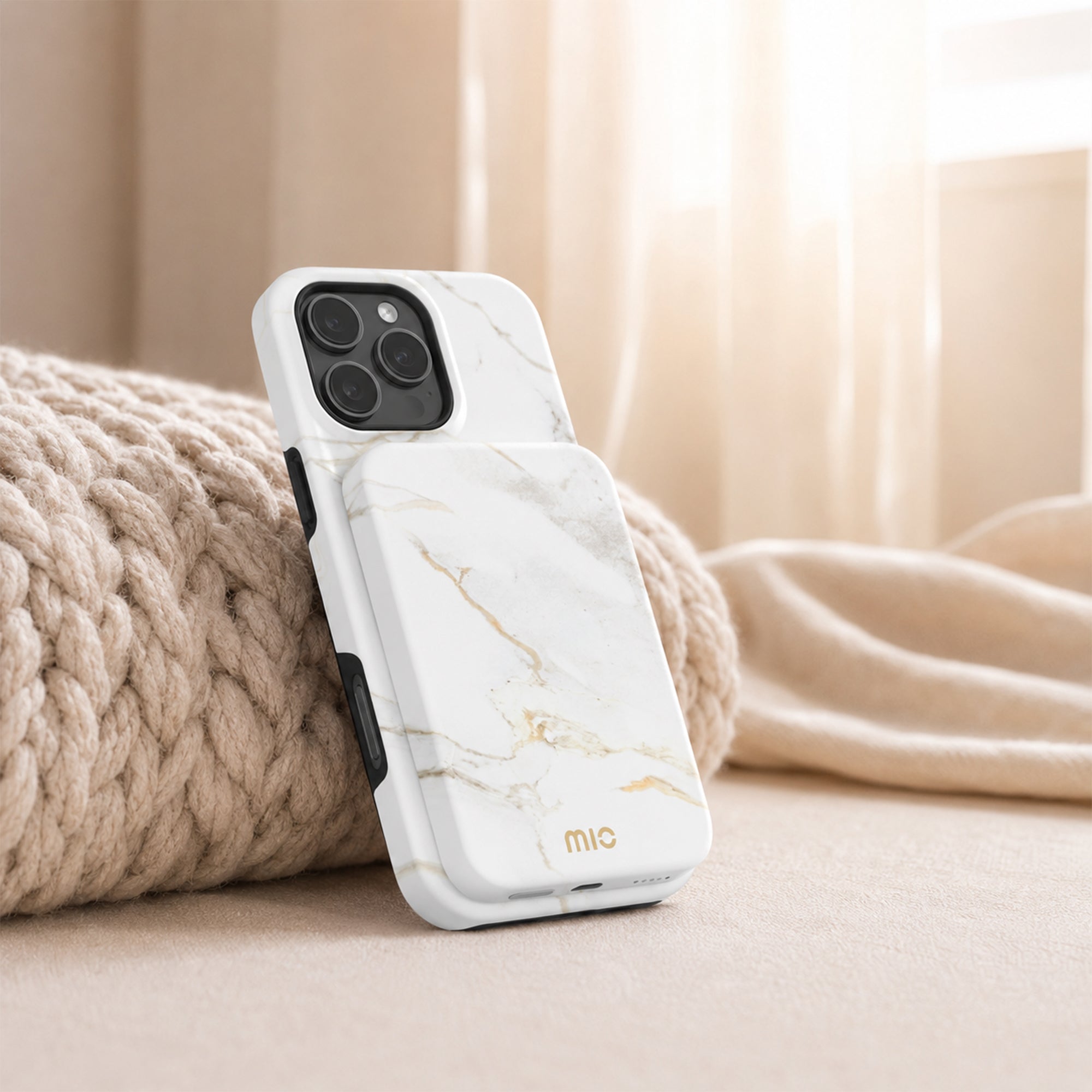 Mio By Mobilize Mio Powerbank 5000Mah With Double Sided Magsafe Compatibility Sandy Zebra - Matt