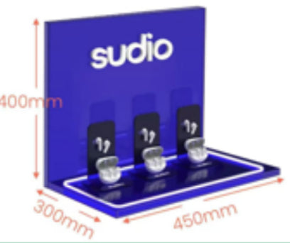 Sudio Pos - Sudio - Blue Compact Stage 450Mm + 3 Bt Headsets