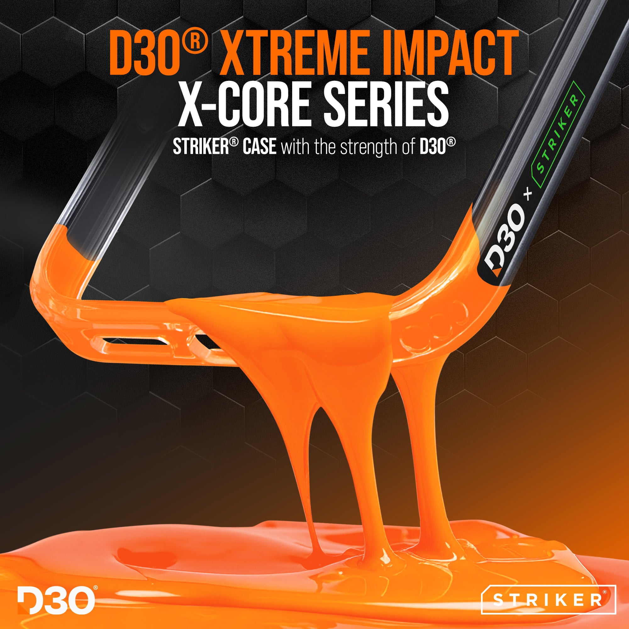 Striker X-Core - D3O Xtreme Impact Mag Case - Clear - Samsung A27 5G
