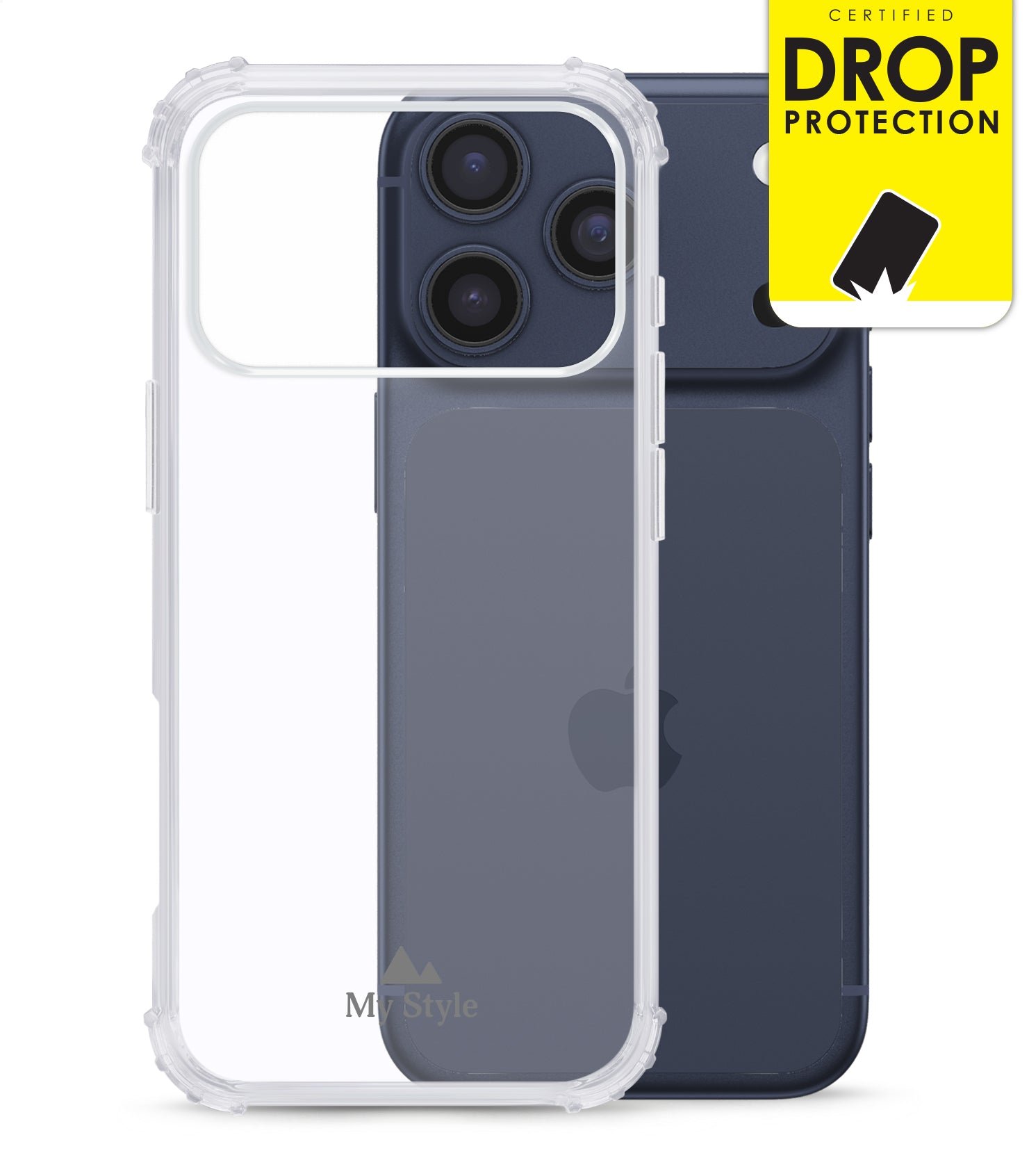 My Style Protective Flex Case For Apple Iphone 17 Pro/18 Pro Clear